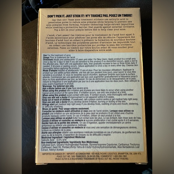 Peace out acne. NWT - Picture 3 of 13